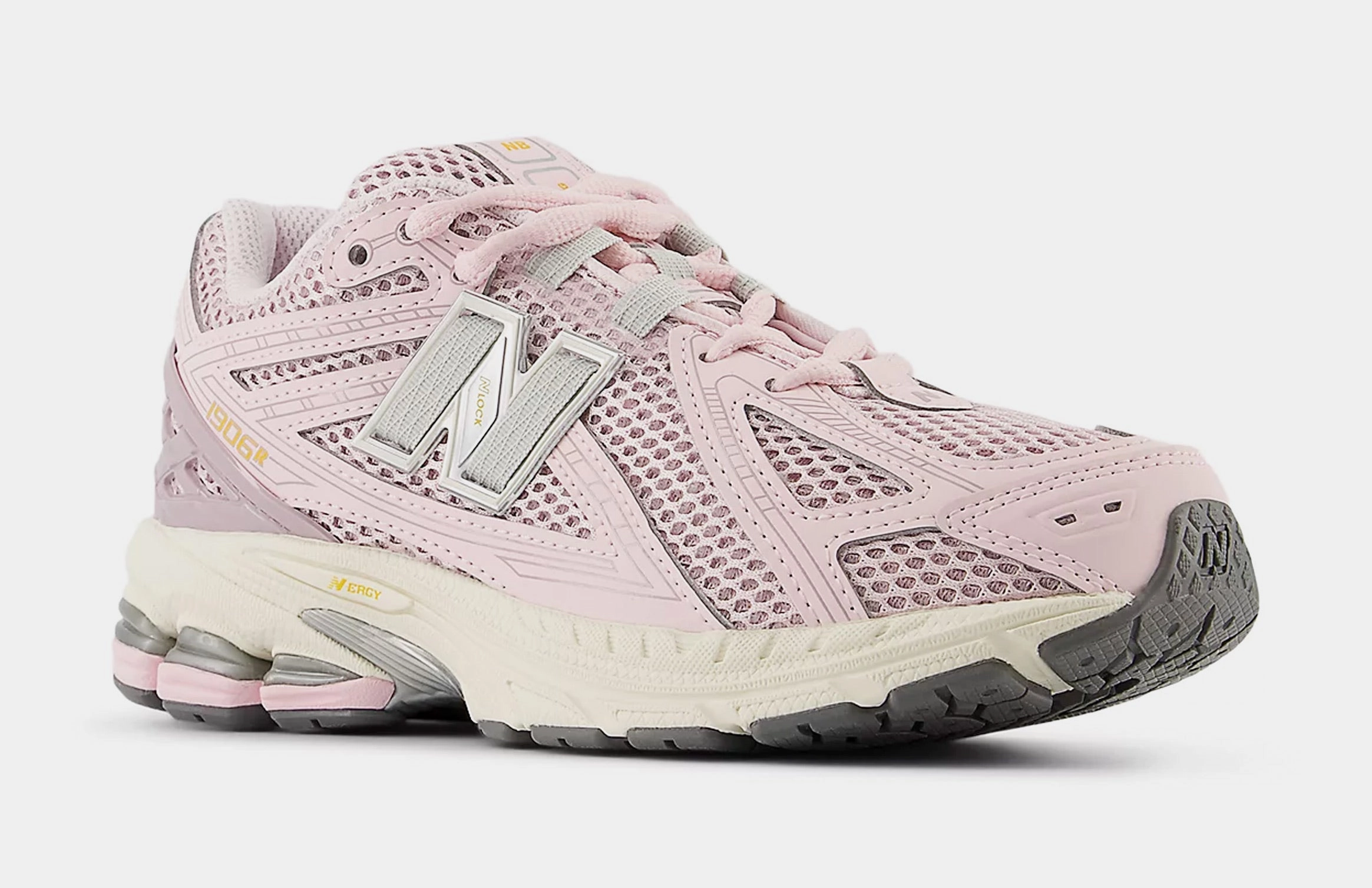 1906R Grade School Running Shoes (Rose Sugar/Ice White) Retro-inspired trainers