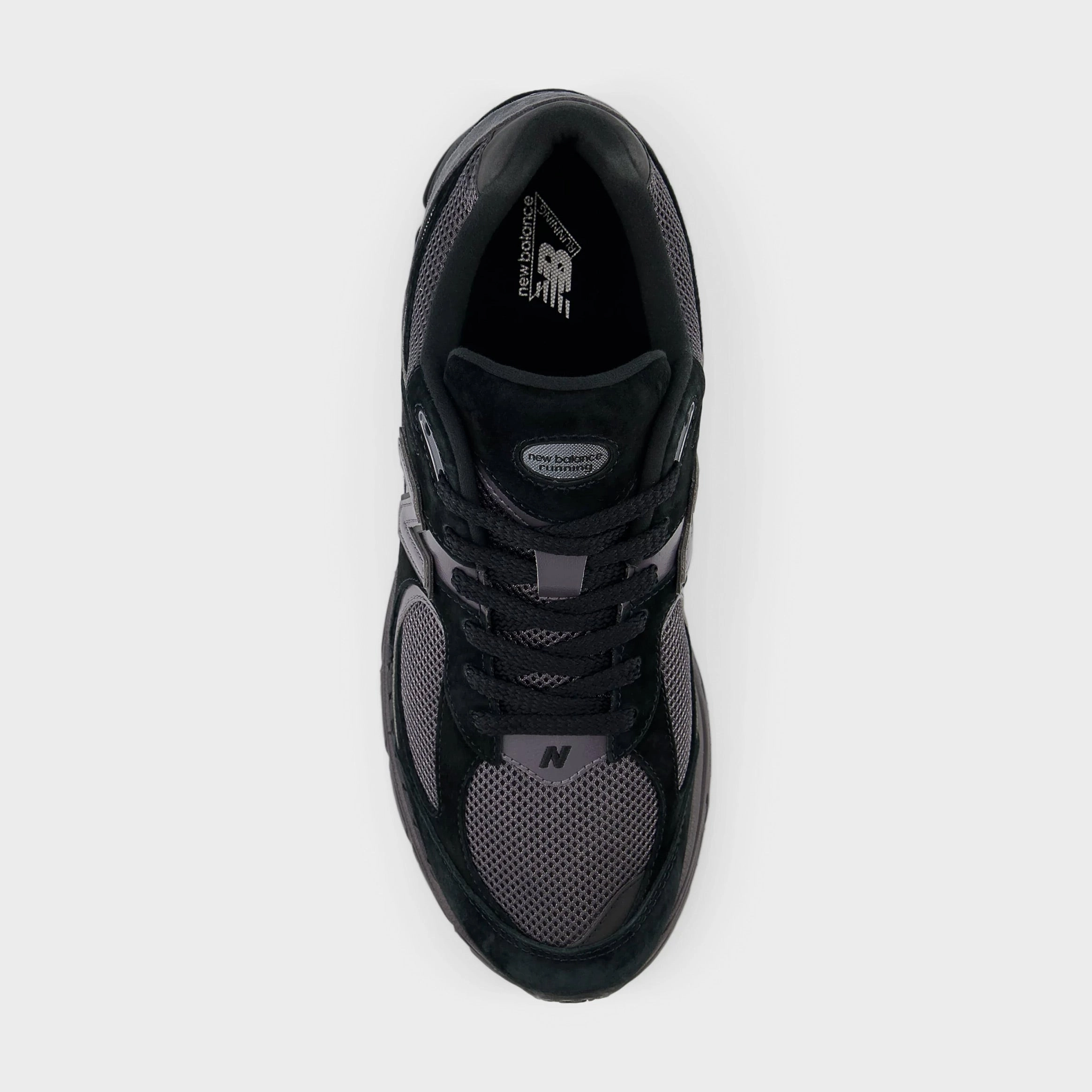 2002R Mens Running Shoes (Black/Dark Grey) Modern performance sneakers