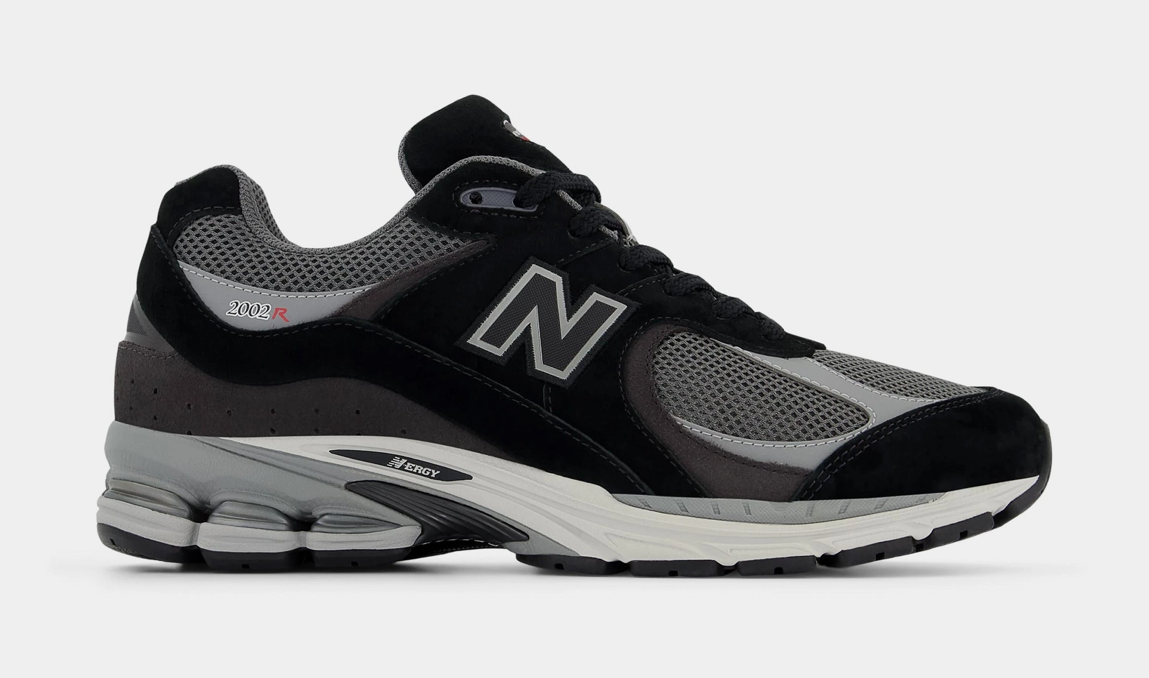 2002R Mens Running Shoes (Black/Grey) Sporty New Balance 2002R shoes