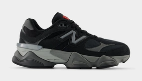 9060 Grade School Lifestyle Shoes (Black/Grey) new balance 9060 lightweight training sneakers