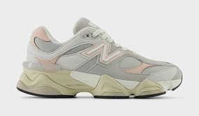 9060 Grade School Running Shoes (Grey/Pink Haze) new balance 9060 lightweight training sneakers