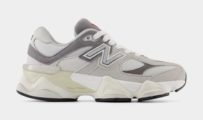 9060 Grade School Running Shoes (Grey/White) new balance 9060 lightweight training sneakers