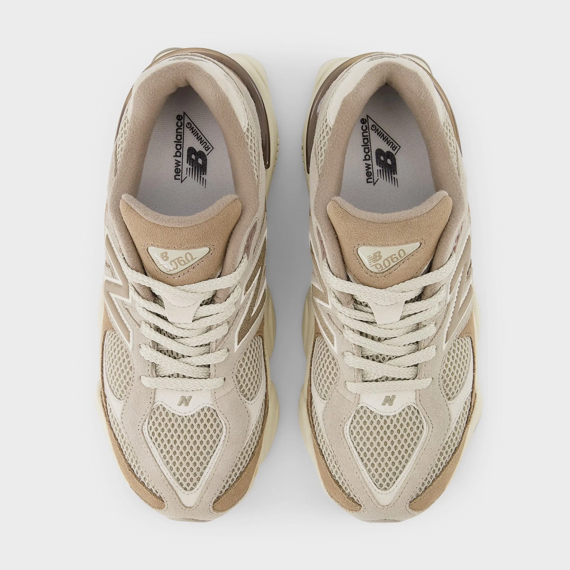 9060 Grade School Running Shoes (Mushroom/Arid Stone) NB 9060 runners