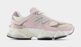 9060 Grade School Running Shoes (Pink/White) new balance 9060 lightweight training sneakers