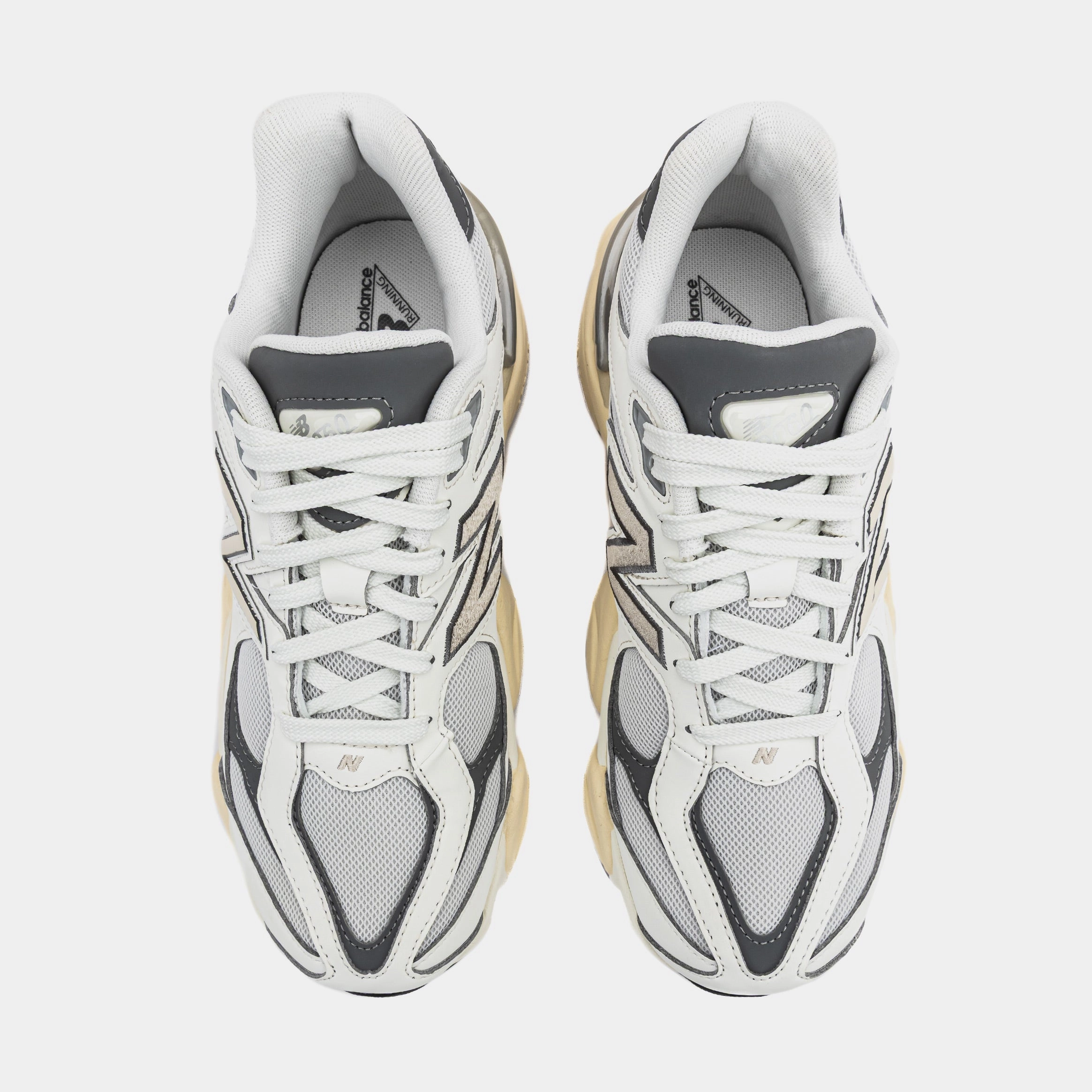 9060 Grade School Running Shoes (Sea Salt/Castle Rock) NB 9060 runners
