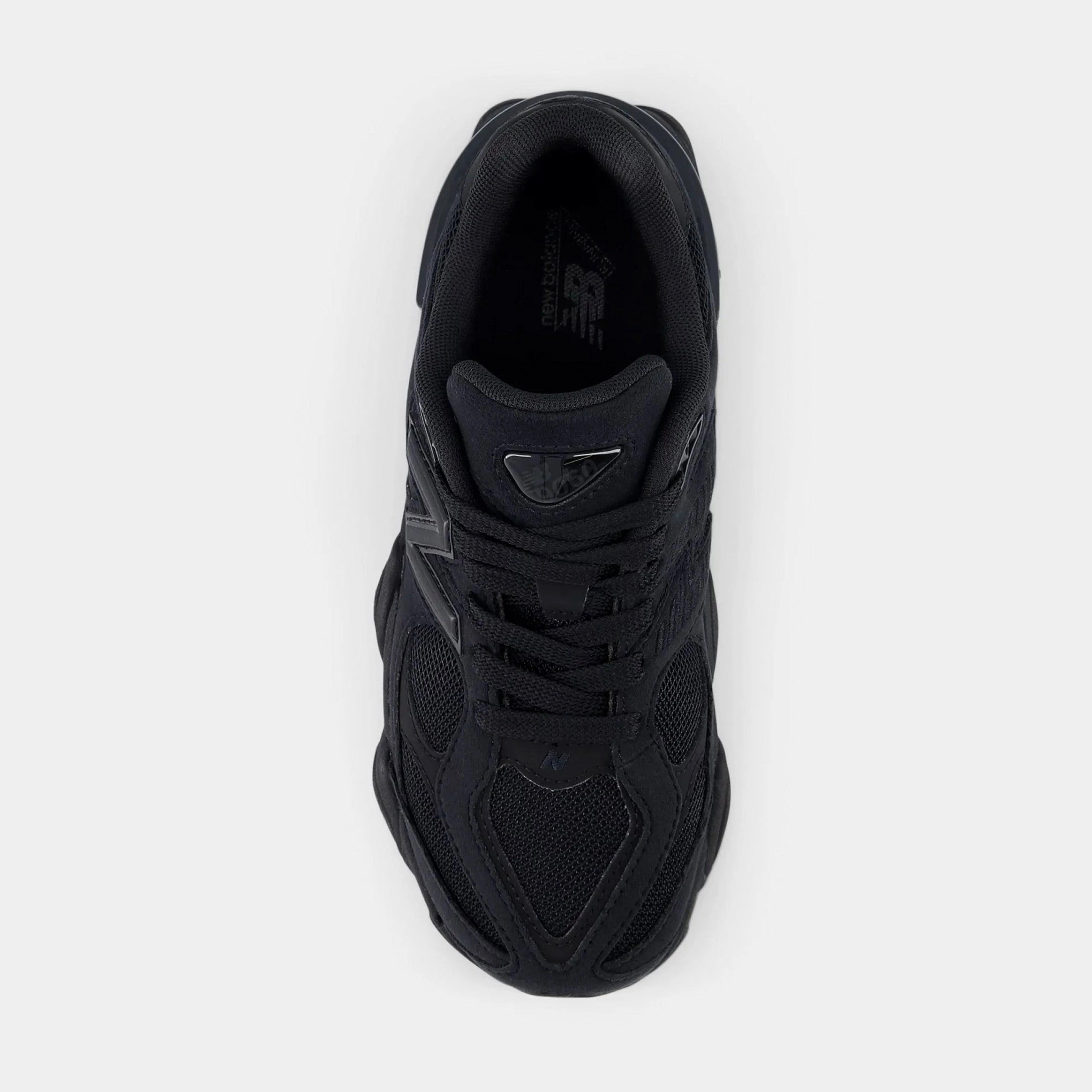 9060 Grade School Running Shoes (Triple Black) NB 9060 runners