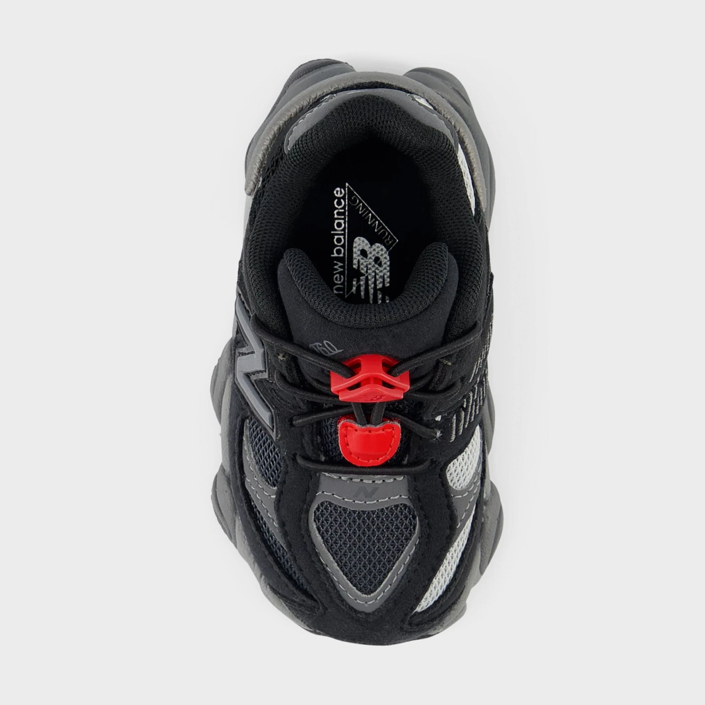 9060 Infant Toddler Lifestyle Shoes (Black/Grey) NB 9060 runners