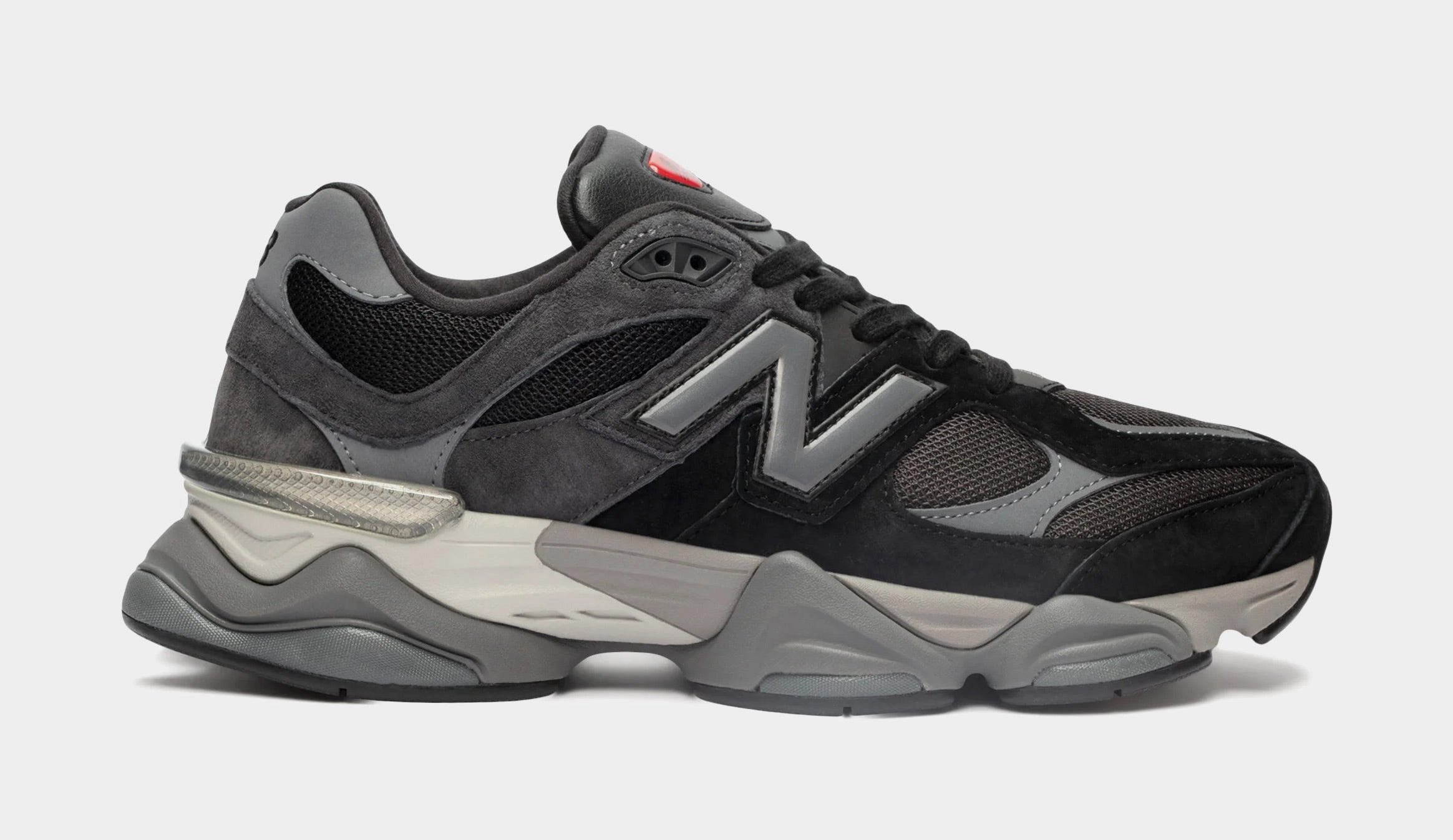 9060 Mens Lifestyle Shoes (Black/Grey) new balance 9060 lightweight training sneakers