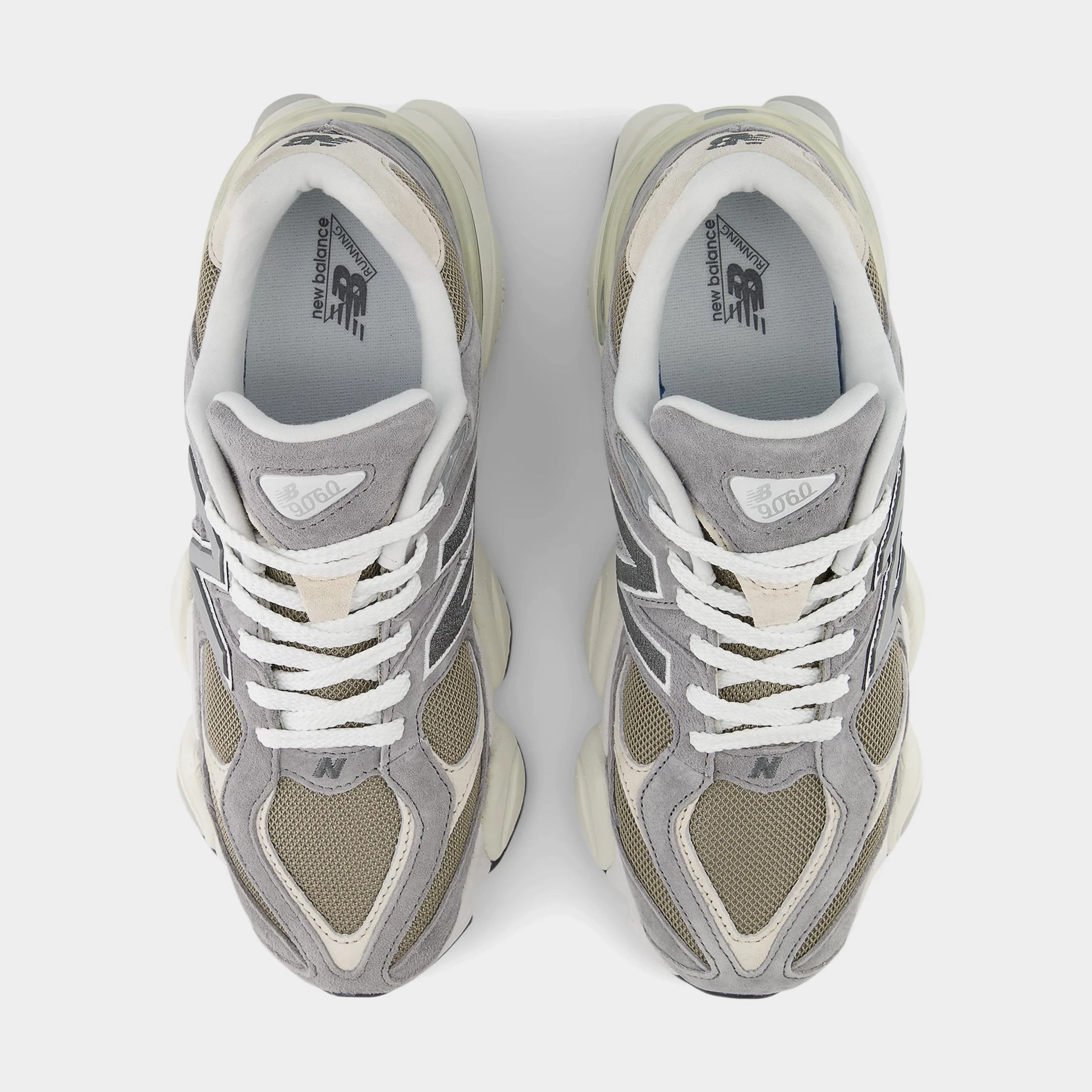 9060 Mens Lifestyle Shoes (White/Dark Grey/Tan) NB 9060 runners