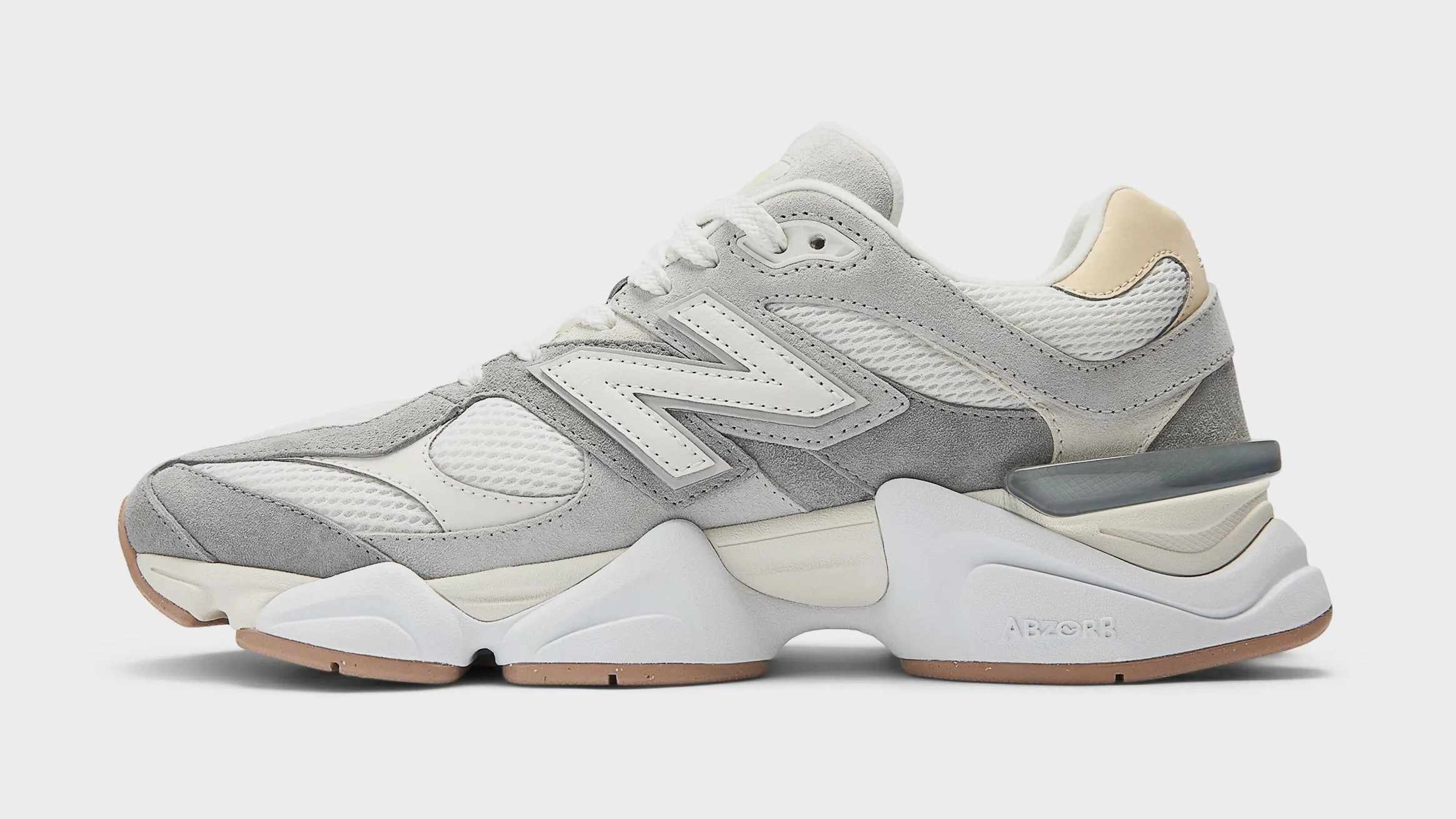 9060 Mens Running Shoes (Grey/Beige) NB 9060 runners