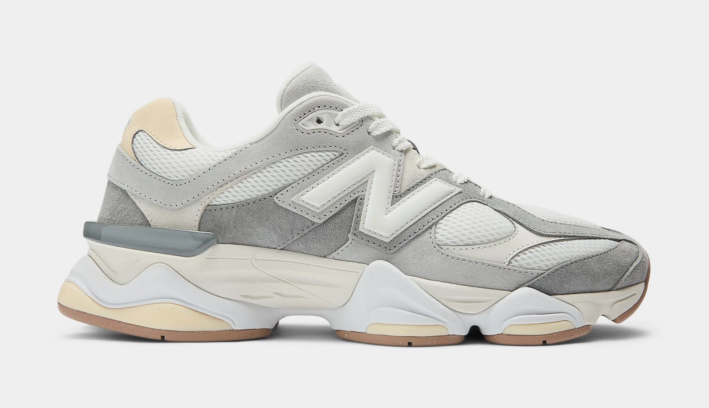 9060 Mens Running Shoes (Grey/Beige) new balance 9060 lightweight training sneakers