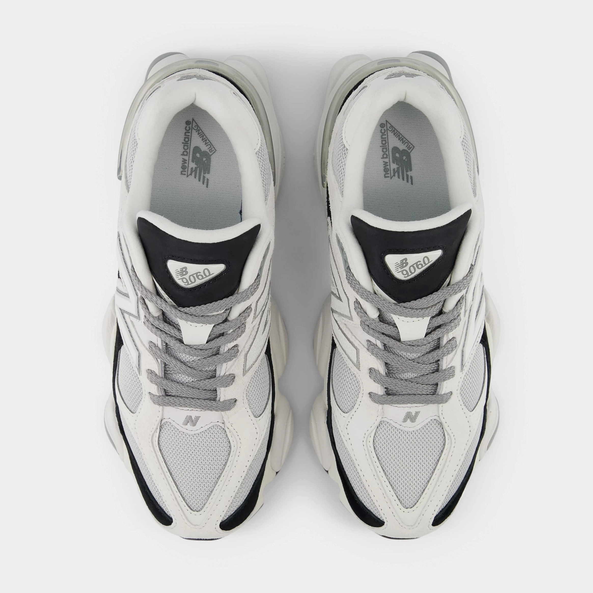 9060 Mens Running Shoes (Grey/Jet Black) NB 9060 runners