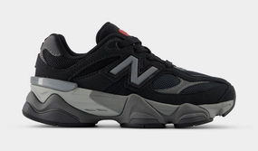 9060 Preschool Lifestyle Shoes (Black/Grey) new balance 9060 lightweight training sneakers