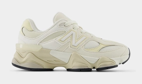 9060 Preschool Running Shoes (Calcium/Sea Salt/White) new balance 9060 lightweight training sneakers