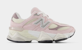 9060 Preschool Running Shoes (Pink/Yellow/White) new balance 9060 lightweight training sneakers