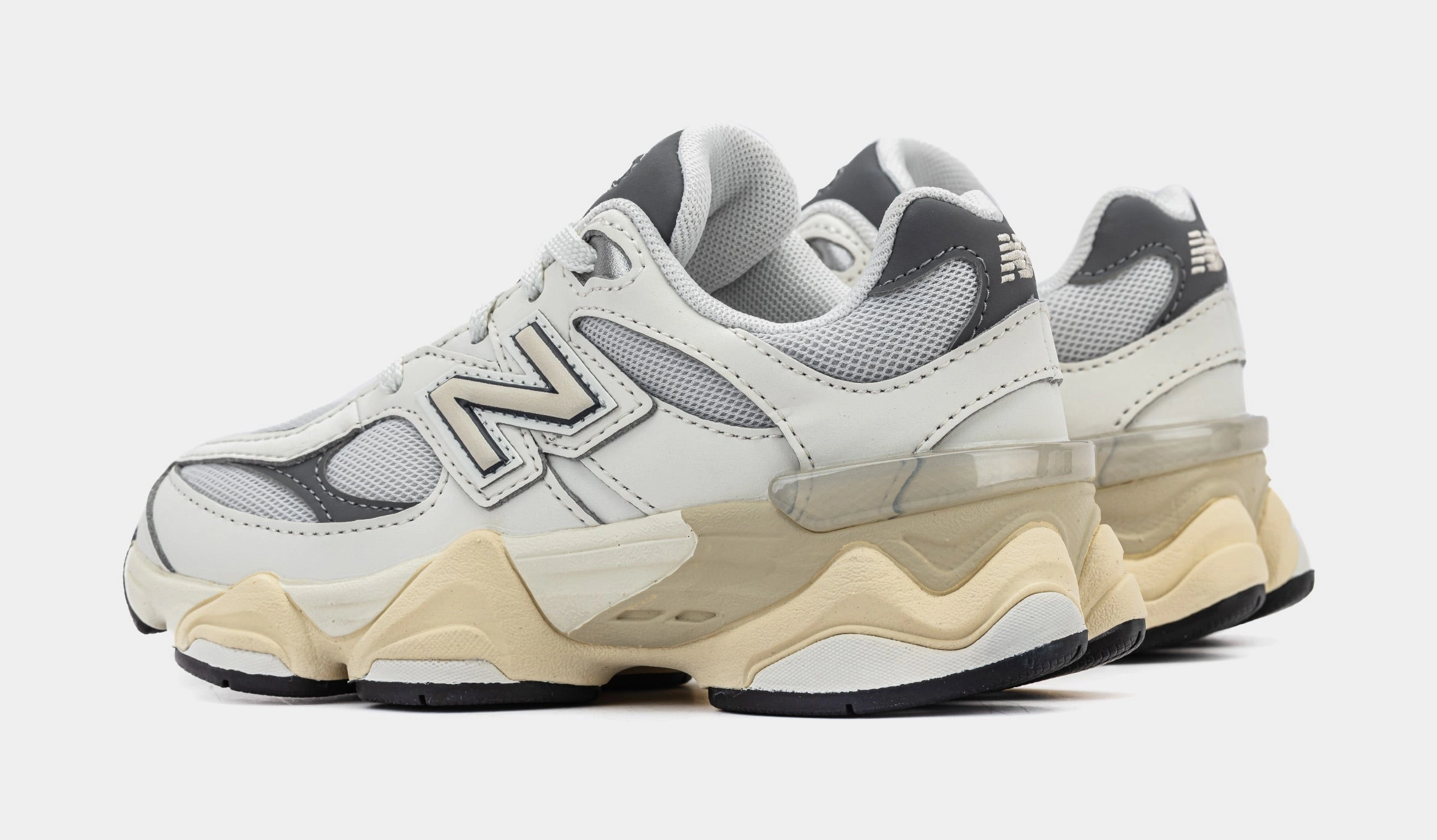 9060 Preschool Running Shoes (Sea Salt/Castle Rock) NB 9060 runners
