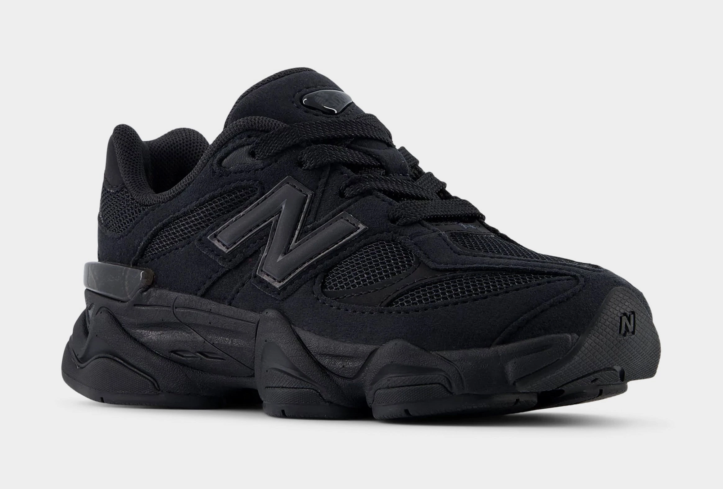 9060 Preschool Running Shoes (Triple Black) NB 9060 runners