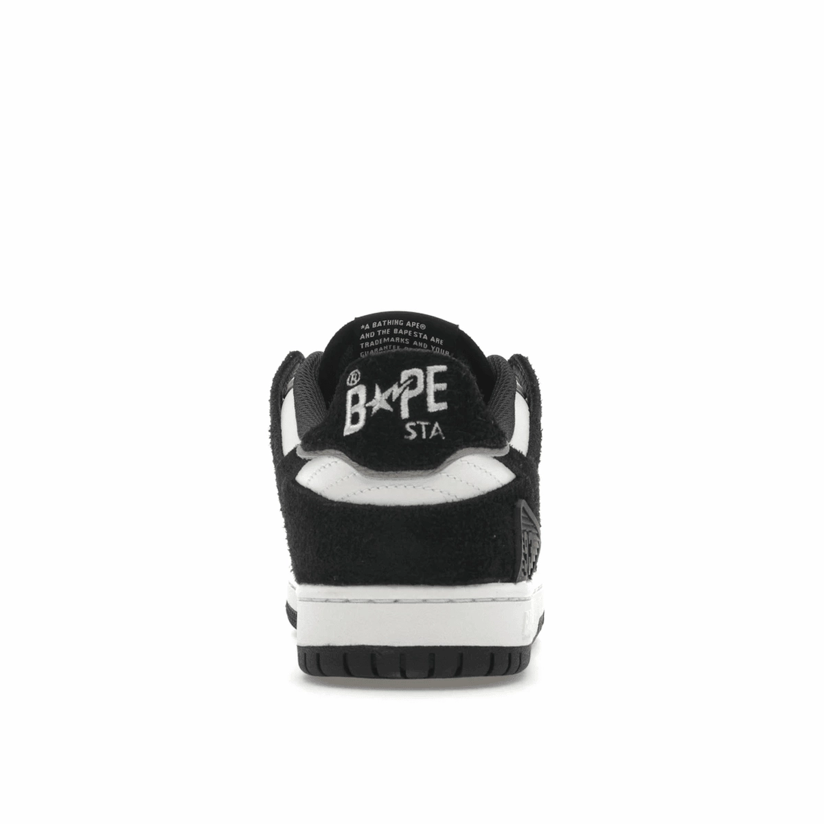 A Bathing Ape Bape SK8 Sta Black Suede Street style fashion shoes