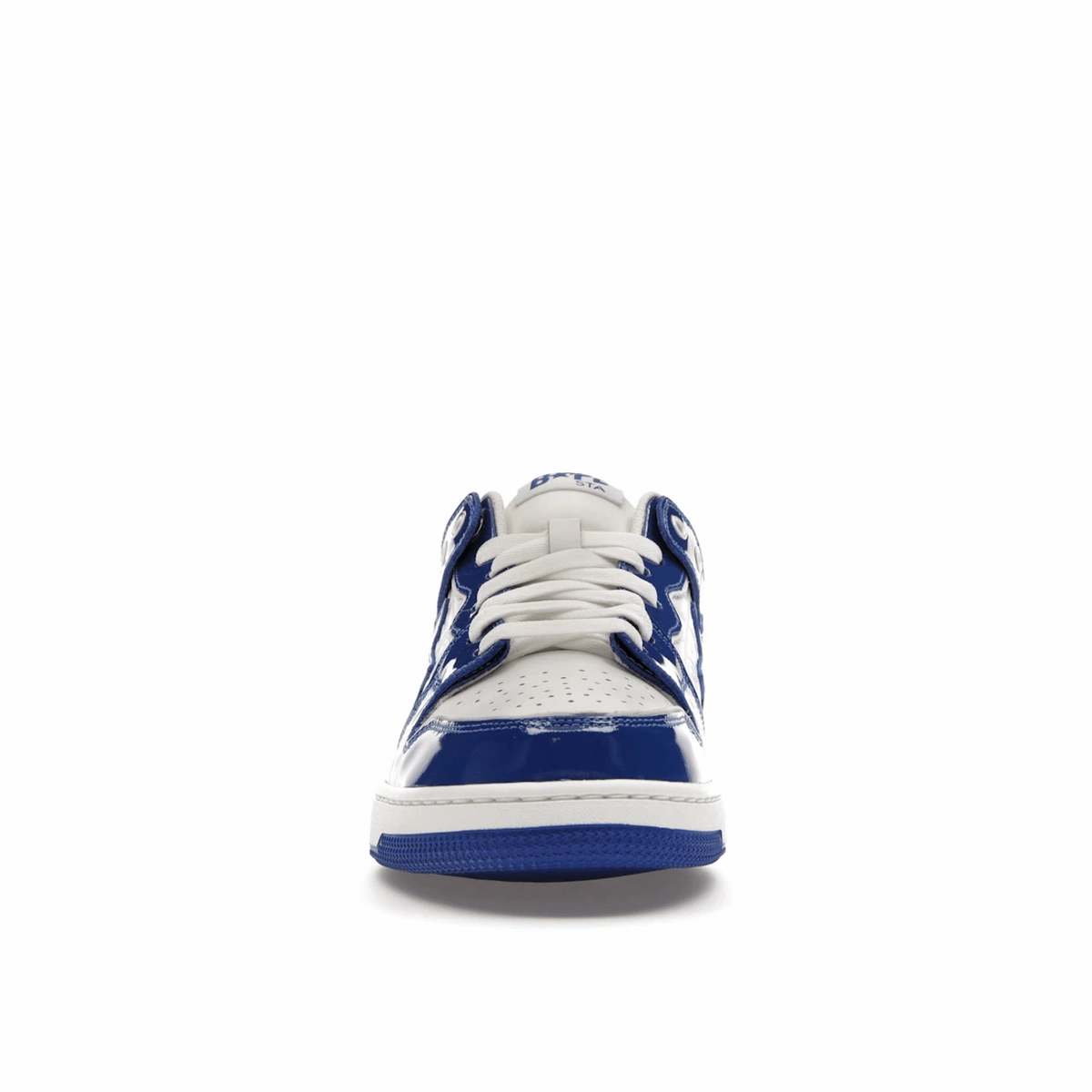 A Bathing Ape Bape SK8 Sta Blue White Patent Street style fashion shoes