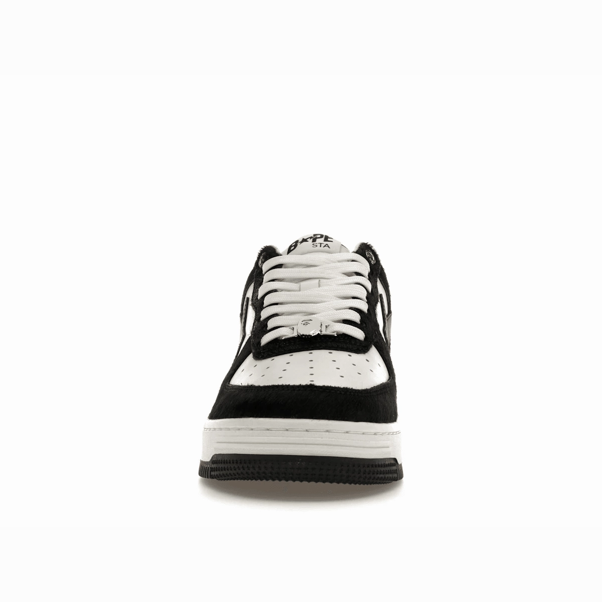 A Bathing Ape Bape Sta Black Calf Hair Street style fashion shoes