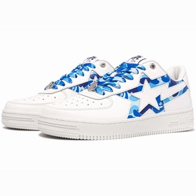 A Bathing Ape Bape Sta Icon ABC Camo Blue Windspin fashion sneakers