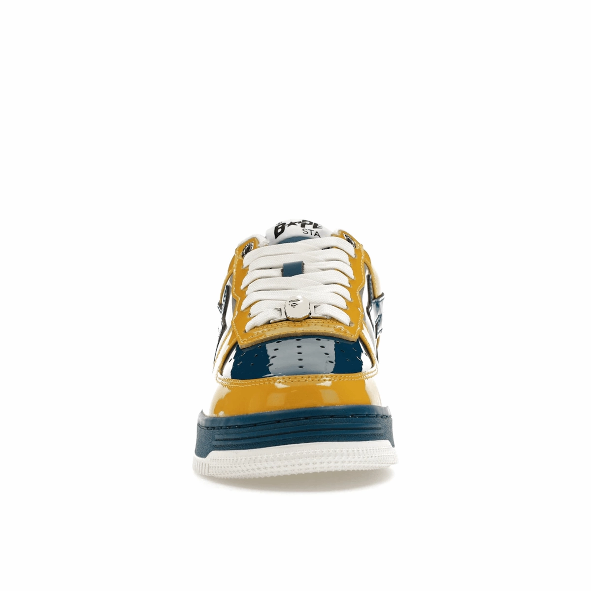 A Bathing Ape Bape Sta Nostalgic Blue Yellow Street style fashion shoes