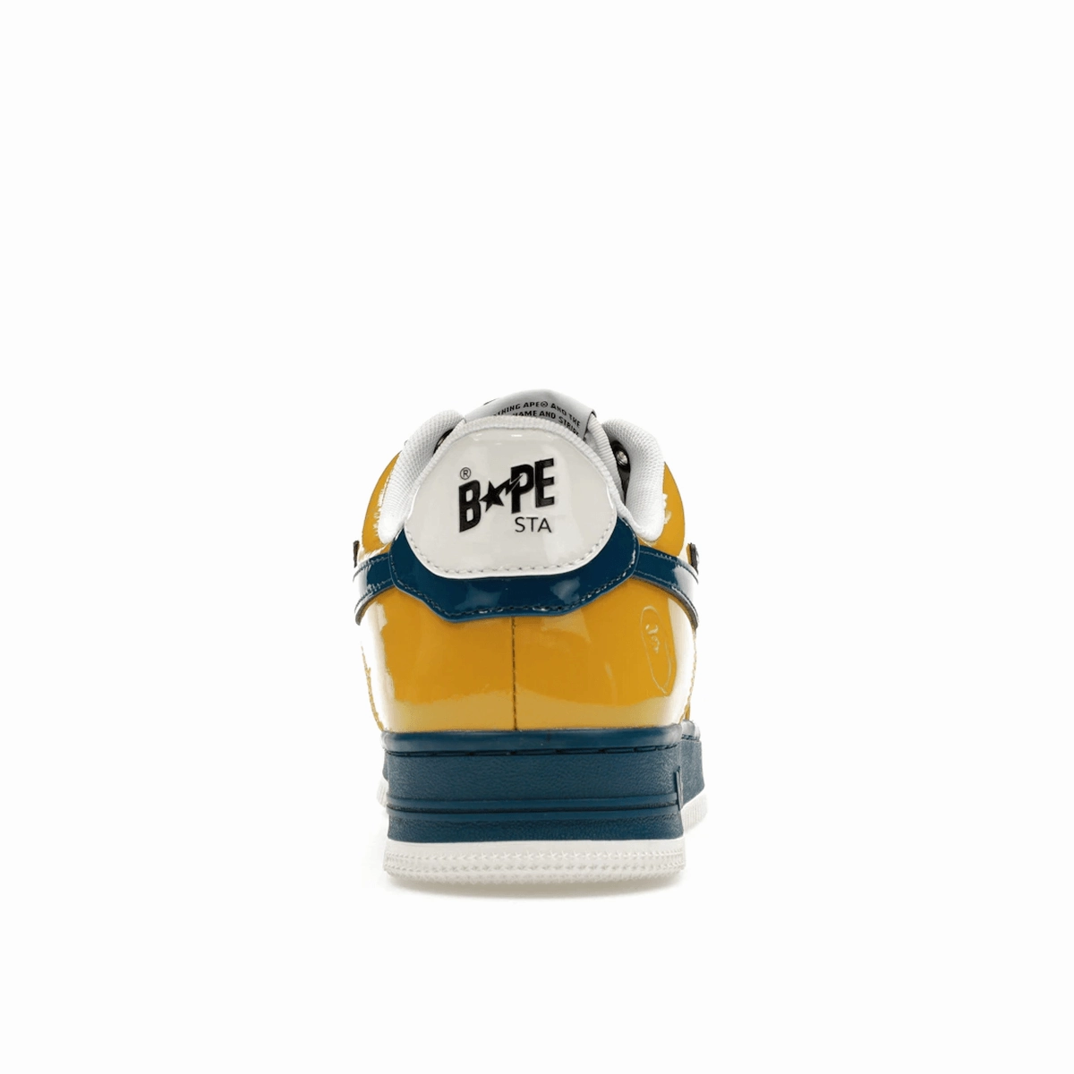 A Bathing Ape Bape Sta Nostalgic Blue Yellow Street style fashion shoes