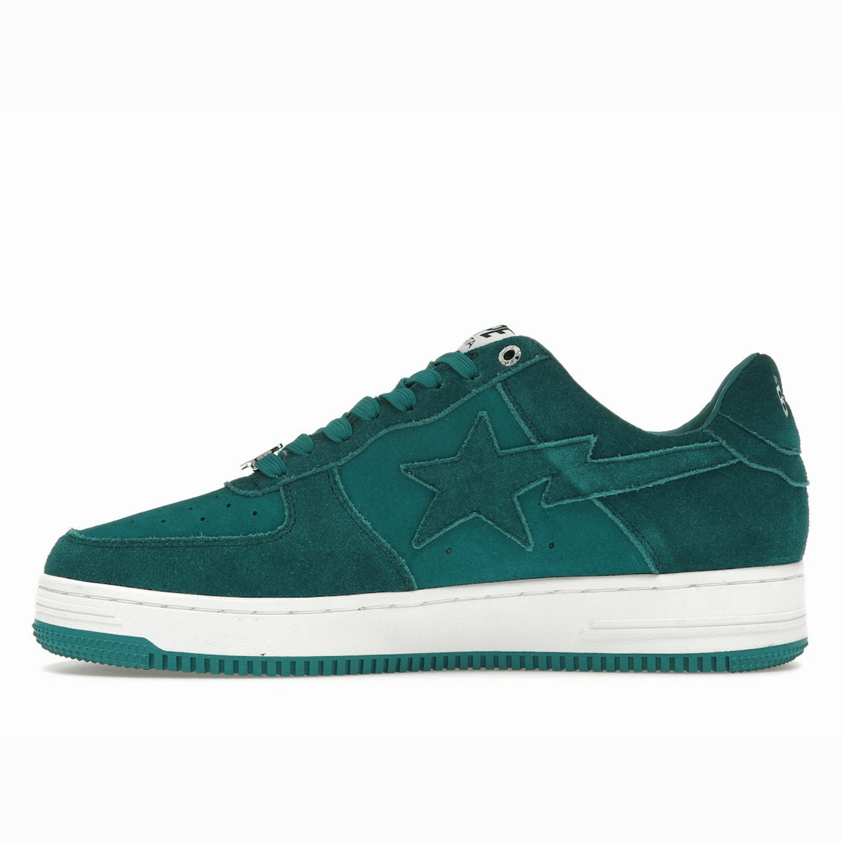 A Bathing Ape Bape Sta Suede Green Street style fashion shoes