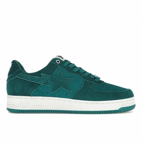 A Bathing Ape Bape Sta Suede Green Windspin fashion sneakers
