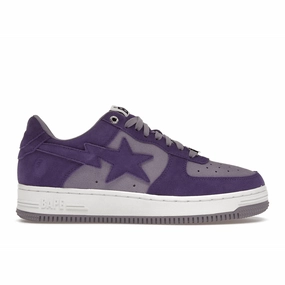 A Bathing Ape Bape Sta Suede Purple Windspin fashion sneakers