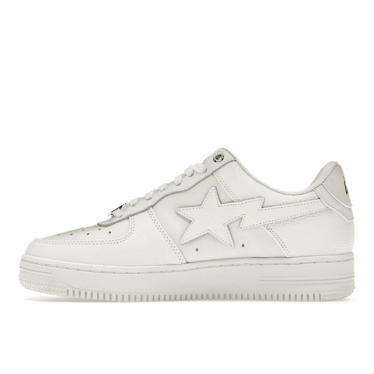 A Bathing Ape Bape Sta Triple White Street style fashion shoes