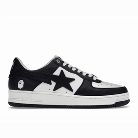 A Bathing Ape Bape Sta White Black Windspin fashion sneakers