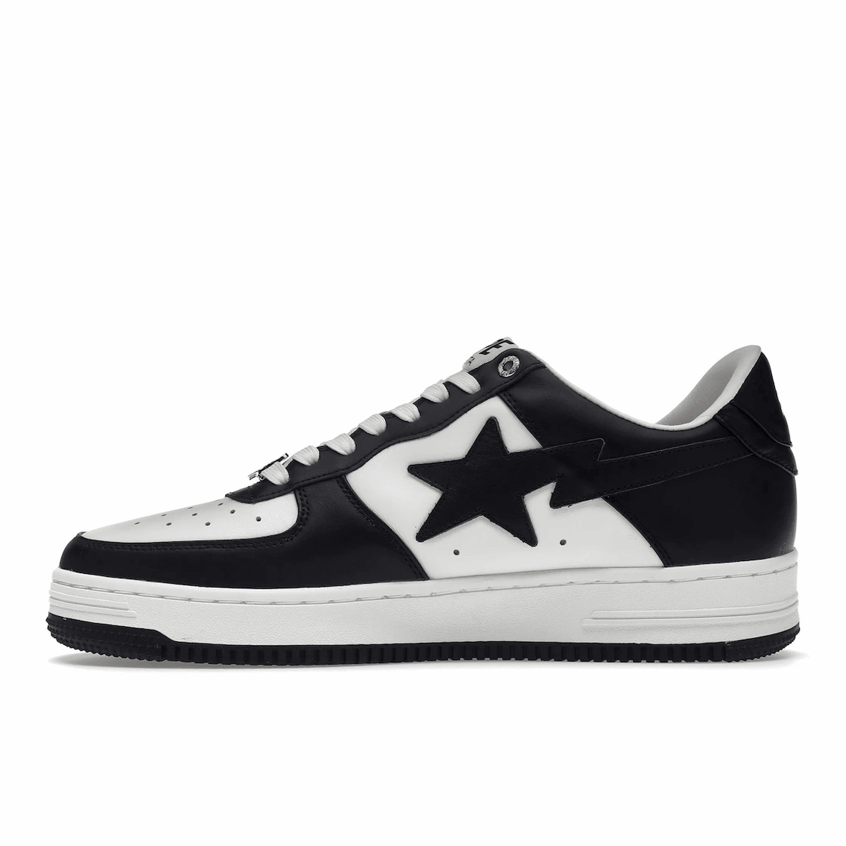 A Bathing Ape Bape Sta White Black Street style fashion shoes