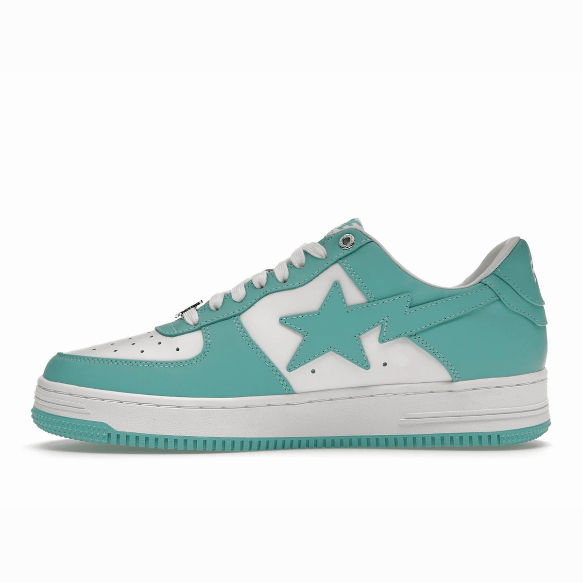 A Bathing Ape Bape Sta White Green Street style fashion shoes