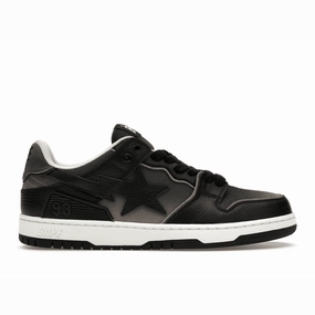 A Bathing Ape Sk8 Sta #4 Black Windspin fashion sneakers