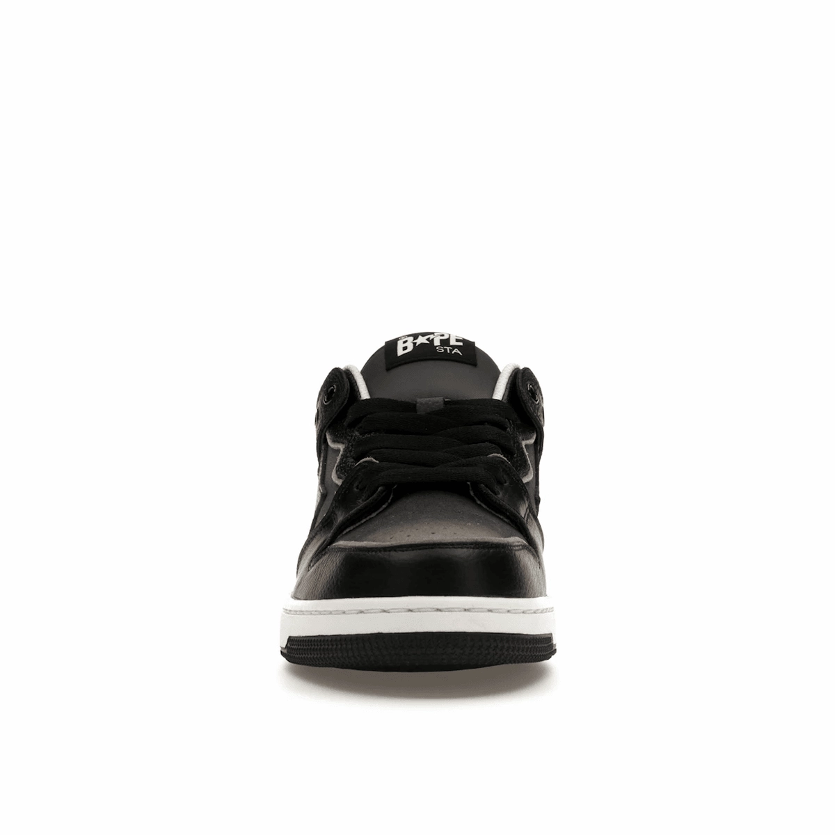 A Bathing Ape Sk8 Sta #4 Black Street style fashion shoes