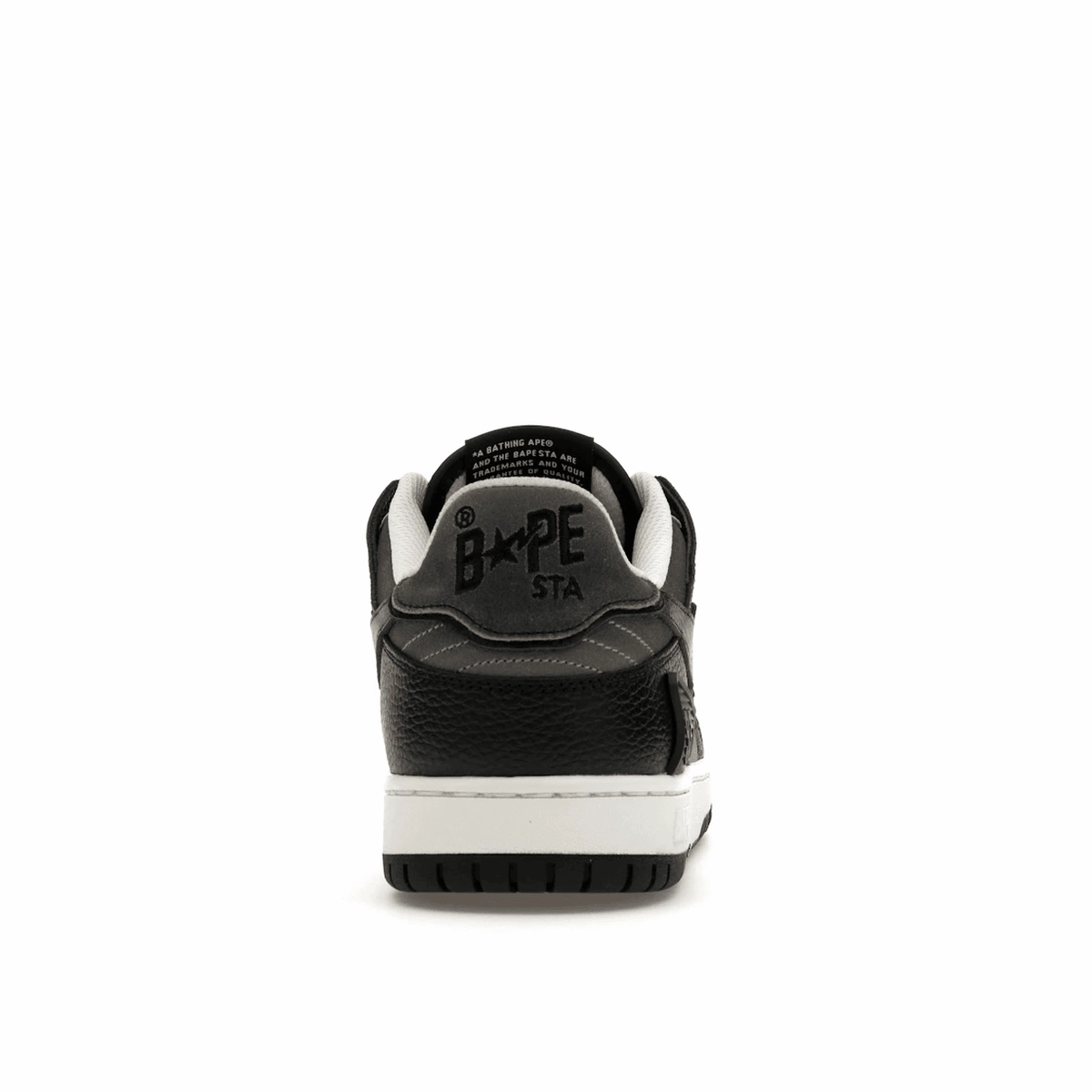 A Bathing Ape Sk8 Sta #4 Black Street style fashion shoes