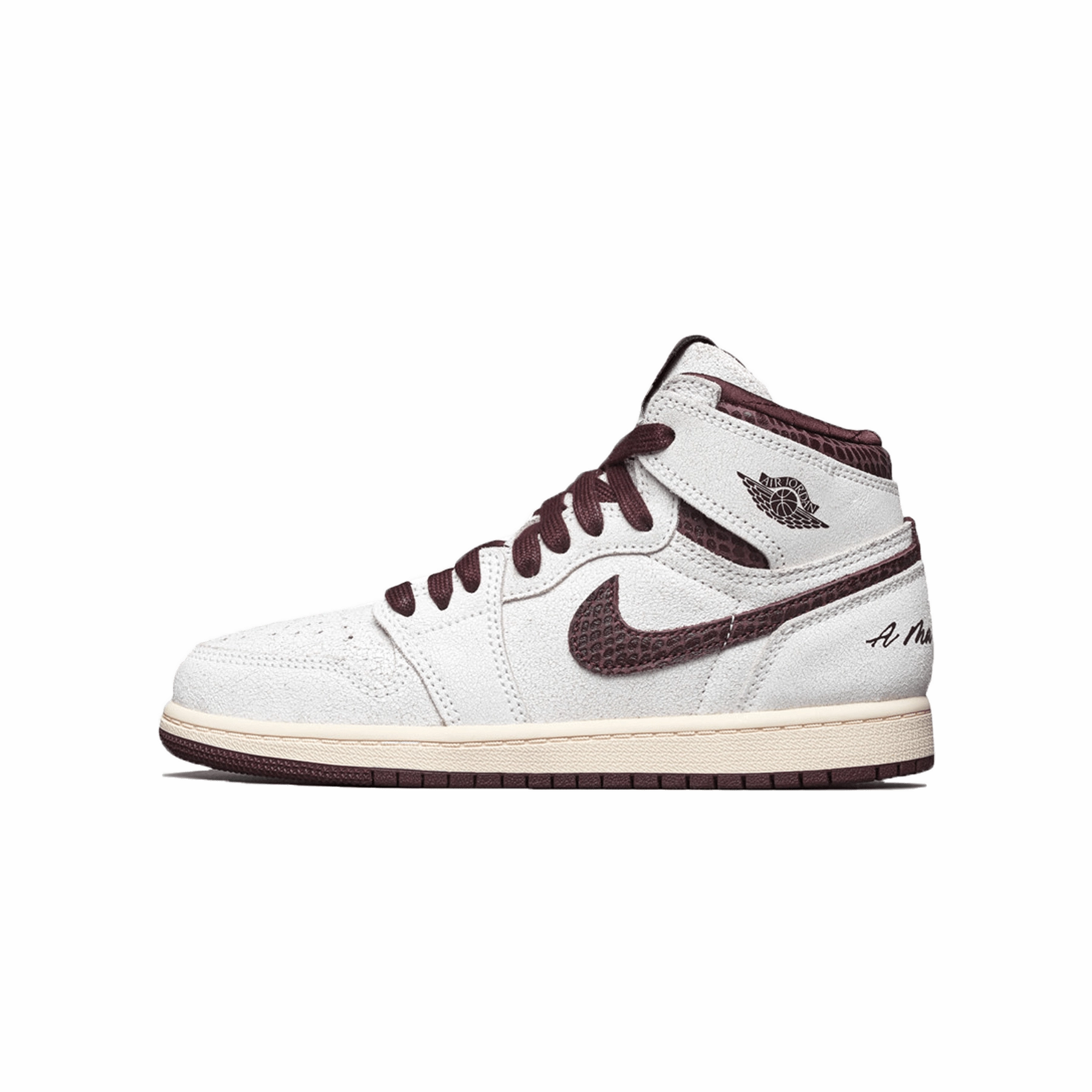 A Ma Mani??re x Air Jordan 1 High OG PS 'Airness' Air Jordan 1 High classic sneakers with premium finish