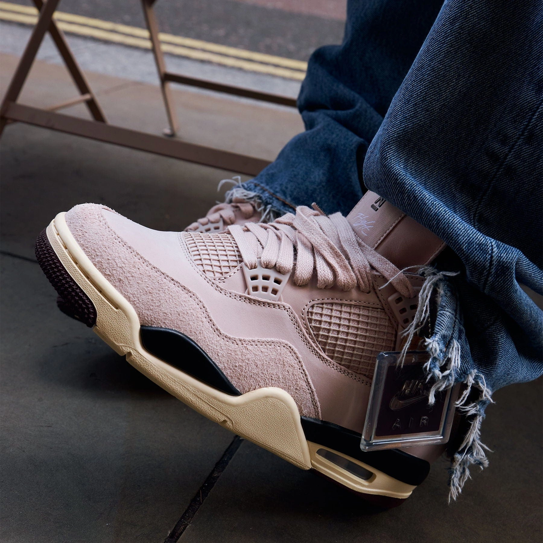 A Ma Mani??re x Air Jordan 4 Retro WMNS 'While You Were Sleeping' Air Jordan 4 retro basketball sneakers