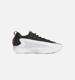 Adidas Clothing Anthony Edwards 1 Low Mens Basketball Shoe - White/Core Black/Lucid Red