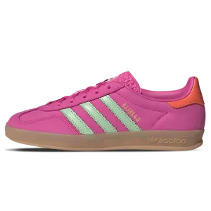 Adidas Gazelle Indoor 'Semi Lucid Fuchsia Green' Adidas Bermuda retro-inspired lifestyle shoes