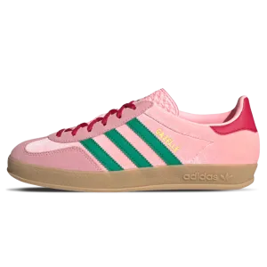 adidas Gazelle Indoor Wmns 'Glow Pink Court Green' Adidas Bermuda retro-inspired lifestyle shoes