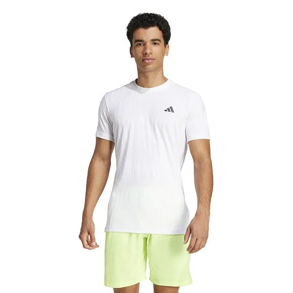 Adidas Men's Freelift Tee JF4386 - White Clothing Adidas Men