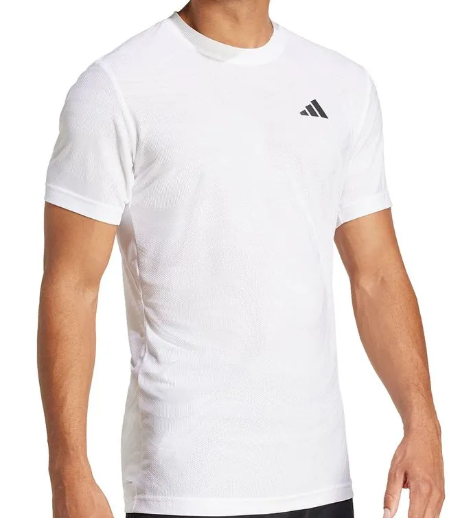 Adidas Men's Freelift Tee Shirt Pro - White Clothing Adidas Men
