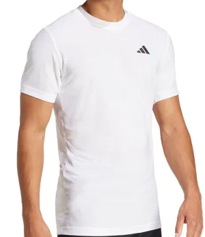 Adidas Men's Freelift Tee Shirt Pro - White Clothing Adidas Men
