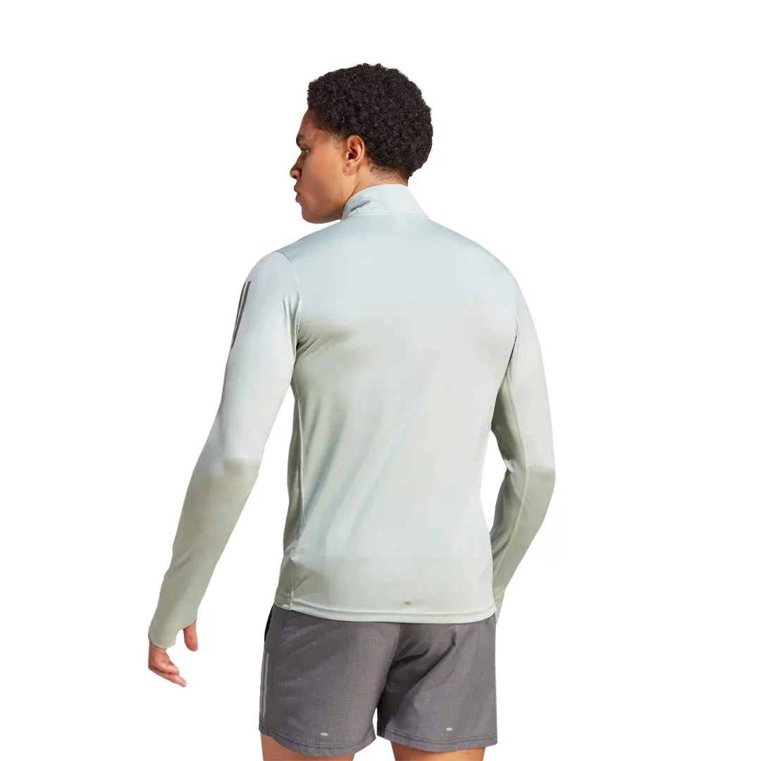 adidas - Men's Own The Run 1/4 Zip Long Sleeve Sweatshirt (IK9566)