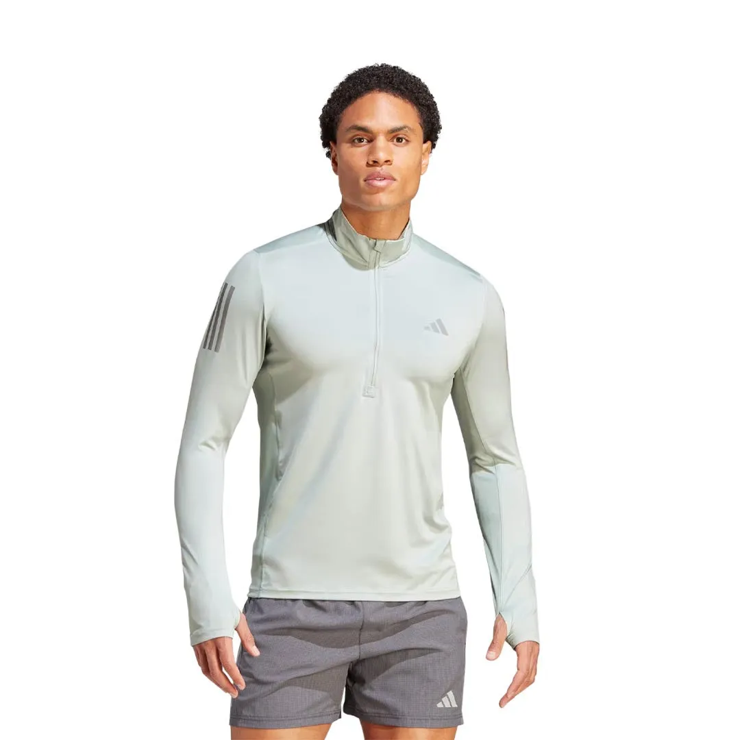 adidas - Men's Own The Run 1/4 Zip Long Sleeve Sweatshirt (IK9566)