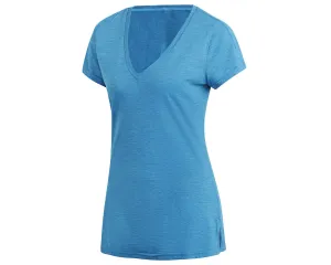 adidas Women Id Winners V - NeckTee T-Shirt für Damen XS Mehrfarbig (Shock Cyan/Legend Ink) Nike Clothing