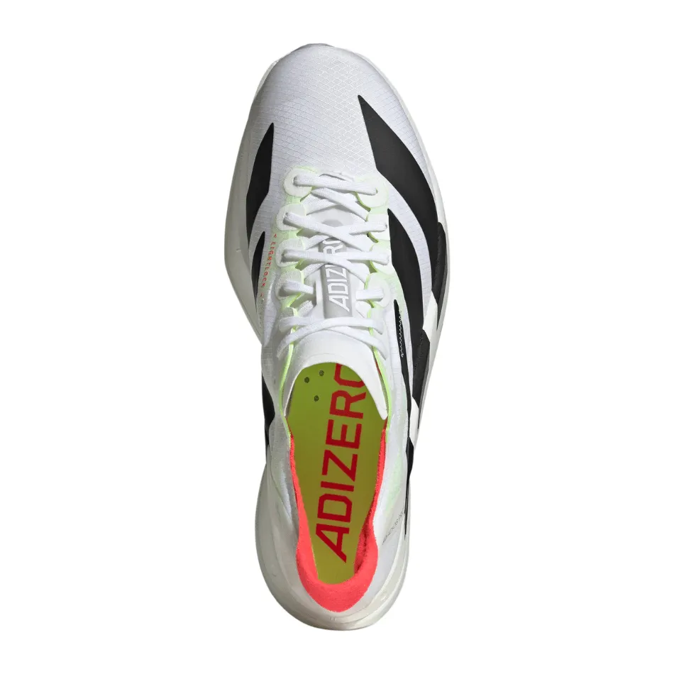 Adidas Women's Adizero Adios Pro 4 Running Shoes in FTWR Cloud White/Core Black/Silver Metallic SS25 Shoes_Adidas