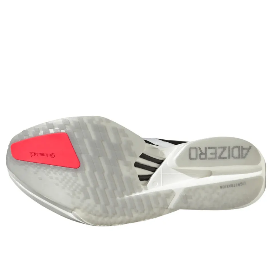 Adidas Women's Adizero Adios Pro 4 Running Shoes in FTWR Cloud White/Core Black/Silver Metallic SS25 Shoes_Adidas